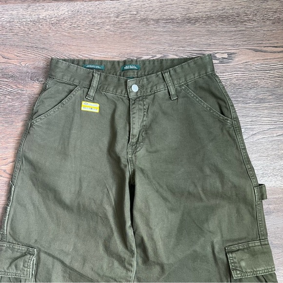Wild Fable Olive Green Cargo Flare Pants - Picture 6 of 9